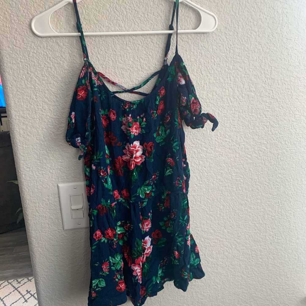 Floral Print Romper